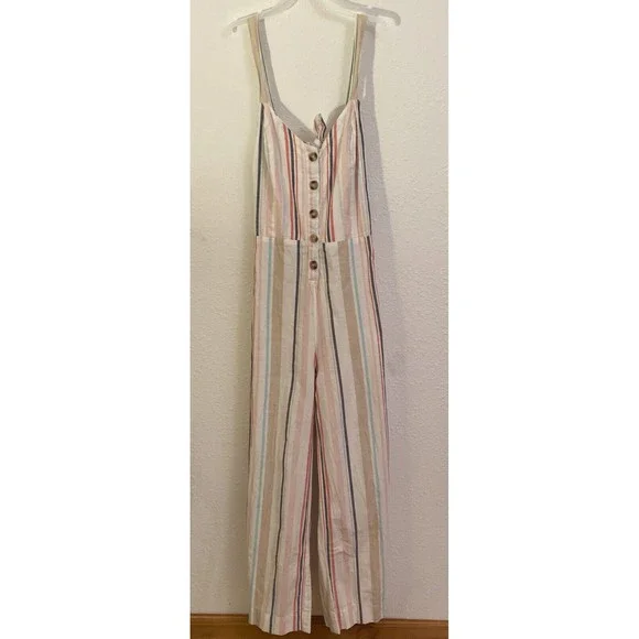 Japna Pants Jumpsuits Japna Sleeveless Multicolor Striped